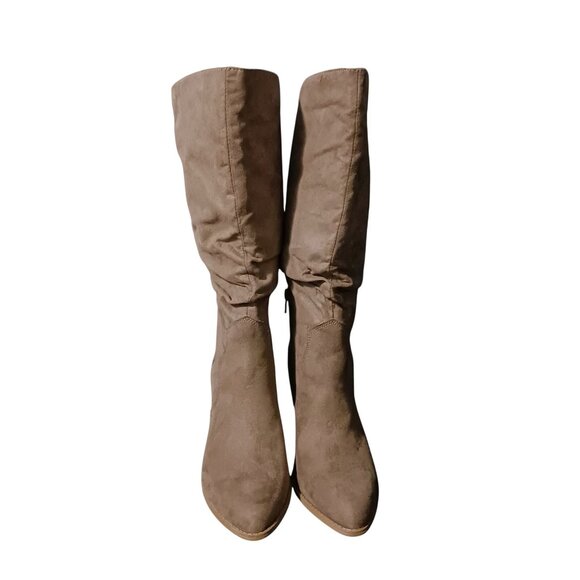 NEW Style & Co. Womens Arlenee Slouchy Mid-Calf Western Boots Taupe, Size 8 - Picture 5 of 14